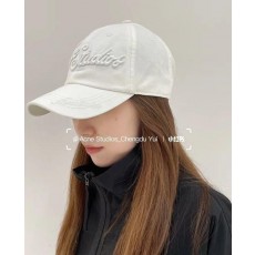 아** 스튜디오 시그니쳐 올화이트 자수 모자