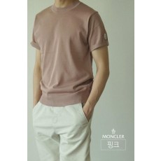 코튼 린넨 라운드 반팔 니트