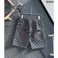 디* 오블리크 패턴 자수 반바지