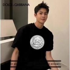 돌* dg 고대 원판 로고 디자인 반팔 티셔츠