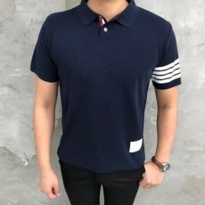 톰* 투버튼 카라넥 티셔츠