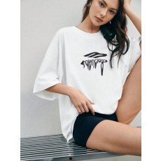 발**** 페인팅로고 수입 신상라운드 상의