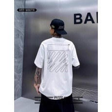 오* 펜슬 디자인 반팔 티셔츠