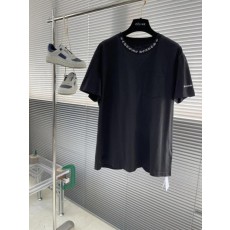 크* 넥로고 워싱 반팔 티셔츠