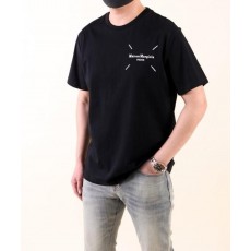 메* 마르지엘라 테이프 프린팅 라운드 반팔 티셔츠