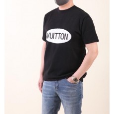 루* 그린 써클 그래픽 크루넥 쇼트 슬리브드