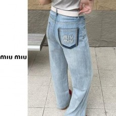 미*** 로크 투톤 연청바지