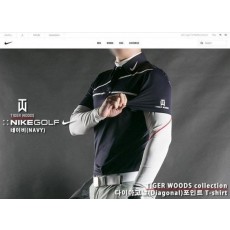 나** 골프 다이아고날(Diagonal) 포인트 TShirt