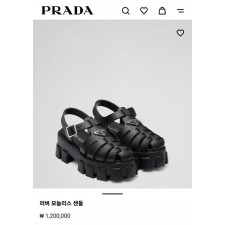 프** 러버 모놀리스 샌들