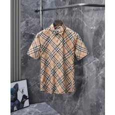 버** 체크 셔츠
