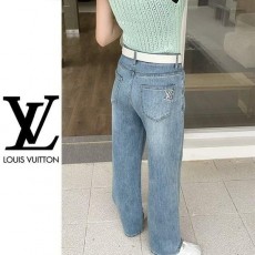 루* 엘라 로고 와이드 청바지