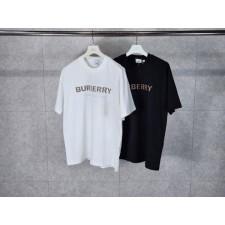 버** 워싱 체크로고 티셔츠