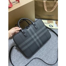 버** 체크블랙 서류 가방