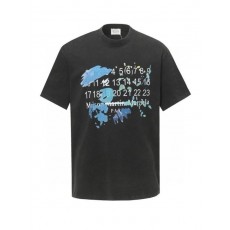 메* 마르지엘라 넘버링 페인팅 반팔 티셔츠