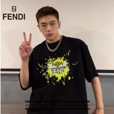 펜* 물감 EYES 패턴 반팔 티셔츠