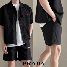 프** 레드라인 더블포켓 쿨링 반팔 반바지 세트