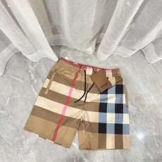 버** 나일론 체크 반바지