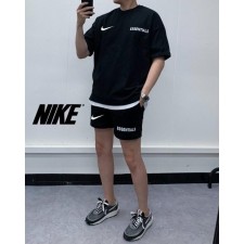 나** X 에센셜 콜라보 트레이닝 반팔 세트