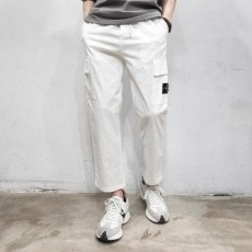 스* 펜 린넨 카고 스트레이트 팬츠