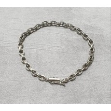 크* 신상 925 페이퍼 체인 브레이슬릿 팔찌 3mm (이서진팔찌)