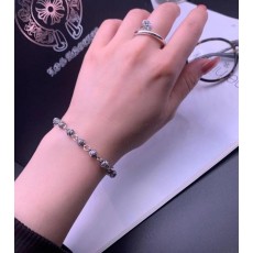 크* 925실버 아이스볼로고 팔찌
