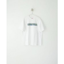 슈** 25 사틴 아플리케 로고 반팔티셔츠  수입