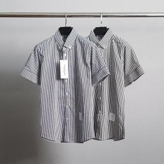 톰* 히든삼선 스트라이프 반팔 셔츠