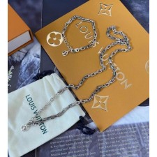 루* LV로고 팔찌목걸이