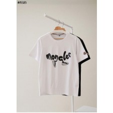 러닝 레터링 로고 그래픽 코튼 티셔츠