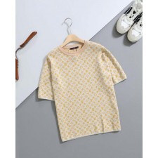 루* 수입 LV 모노그램 니트 반팔