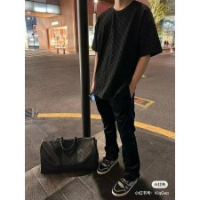 루* 모노그램 전판로고 티셔츠