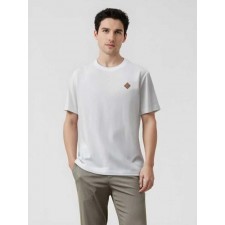 로* 피아나 자수패치 티셔츠