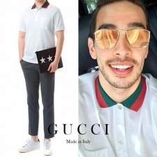 구* 웹컬러 테이핑 카라티셔츠