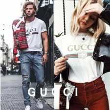 구* 페이크 커플 반팔 티셔츠