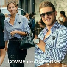 꼼* 스트라이프 최고급 커플 셔츠