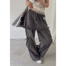 미*** 리본카고 레이어드 나일론 팬츠