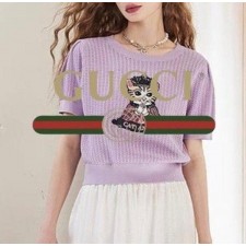 구* 캣 엔젤 펀칭 반팔 니트 (650)