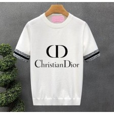 디* CD 옴므 반팔띠 라운드 니트 (25617)