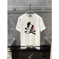 필* 절개 스컬 티셔츠