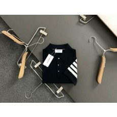 톰* 사선 쿨링 니트 카라 티셔츠