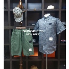 톰* 린넨 GRAINT 하프 + 면마.린넨웨일하프 세트