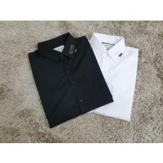 구* 럭셔리 라인 시그니쳐 카라 골드라인 하프 셔츠