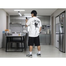 스** 8볼 스파이더 프린트 반팔티셔츠