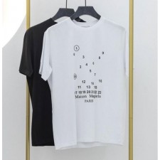 메* 마르지엘라 남성 로고 반팔 티셔츠