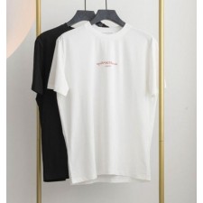 메* 마르지엘라 레트 레터링 로고 코튼 반팔 티셔츠