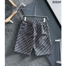 디* 오블리크 패턴 자수 반바지