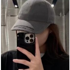 알***왕 빈티지 워싱 로고 자수 볼캡 수입