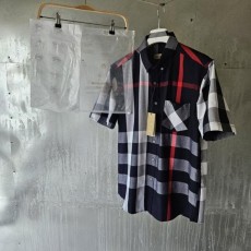 버** 포켓 체크 셔츠