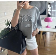 셀** 오버핏 스웻 반팔맨투맨