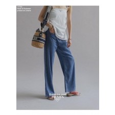 프** SUMMER 쿨링 포켓 데님 와이드 팬츠
